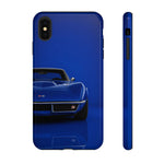 C3 Phone Case Blue, Stingray Classic Sports Car Tough Cover