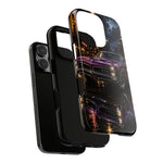 67 GTO Phone Case Purple, Rainy City Night Muscle Car Tough Cover
