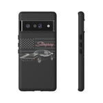 C3 Stingray Phone Case Black Sports Car Tough Cover Gift