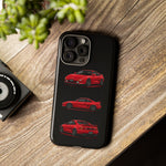 Red MR2 JDM Sports Car Phone Case Tough Multi View