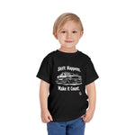 Shift Happens Make it Count Mustang Graphic Toddler T-Shirt Funny Car Tee