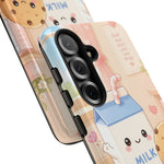 Milk Cookie Phone Case Cute Food Kawaii Tough Cover Gift Art
