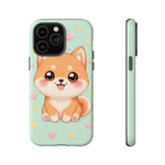 Shiba Inu Kawaii Chibi Smile Pet Dog Art Tough Phone Case