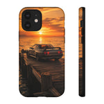 Sunset Skyline R32 on Pier phone case | Tough Covers
