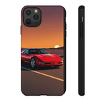 Red C4 ZR-1 King of the Hill Art Tough Phone Case