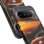 Supra MK4 Orange Touge Night JDM Speed Art Tough Phone Case