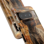 German Wirehaired Pointer Autumn Art Tough Phone Case