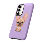 French Bulldog Bat Ears Kawaii Pet Dog Art Tough Phone Case