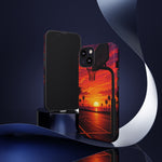 Basketball Court Sunset Phone Case | Tough Phone Case