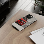 Fox Body Mustang Four-Eye Red Tough Phone Case