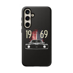 1969 Camaro SS American Flag Tough Phone Case Cover Gift Art