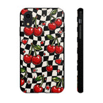Cherry Checkerboard Classic Art Tough Phone Case