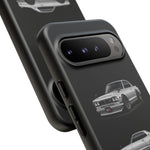 Silver Hakosuka Skyline Classic Sports Car Tough Phone Case for JDM Fans