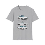1962 Thunderbird Car Trio Illustration T-Shirt | Classic Auto Tee