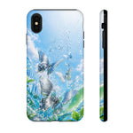 Copy of Silver Butterflies Tough Case | Blue Sky Water Droplets Phone Cover