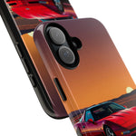 Red C4 ZR-1 King of the Hill Art Tough Phone Case