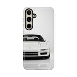 White NSX Phone Case, Retro 90s JDM Supercar Cover, Gift for Car Lovers