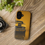 Classic Camaro SS Phone Case, Yellow 69 Muscle Car Cover, Gift for Guys
