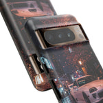 MK4 Supra Rainy Night Blossom Tough Phone Case - Wet Reflection
