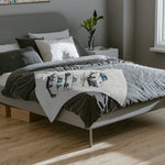 1962 Thunderbird Car Illustration Blanket | Vintage Classic Car Throw