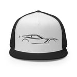 Corvette C7 Silhouette 7th Generation Vette Owner Custom Embroidered 5 Panel Trucker Cap Snapback Hat