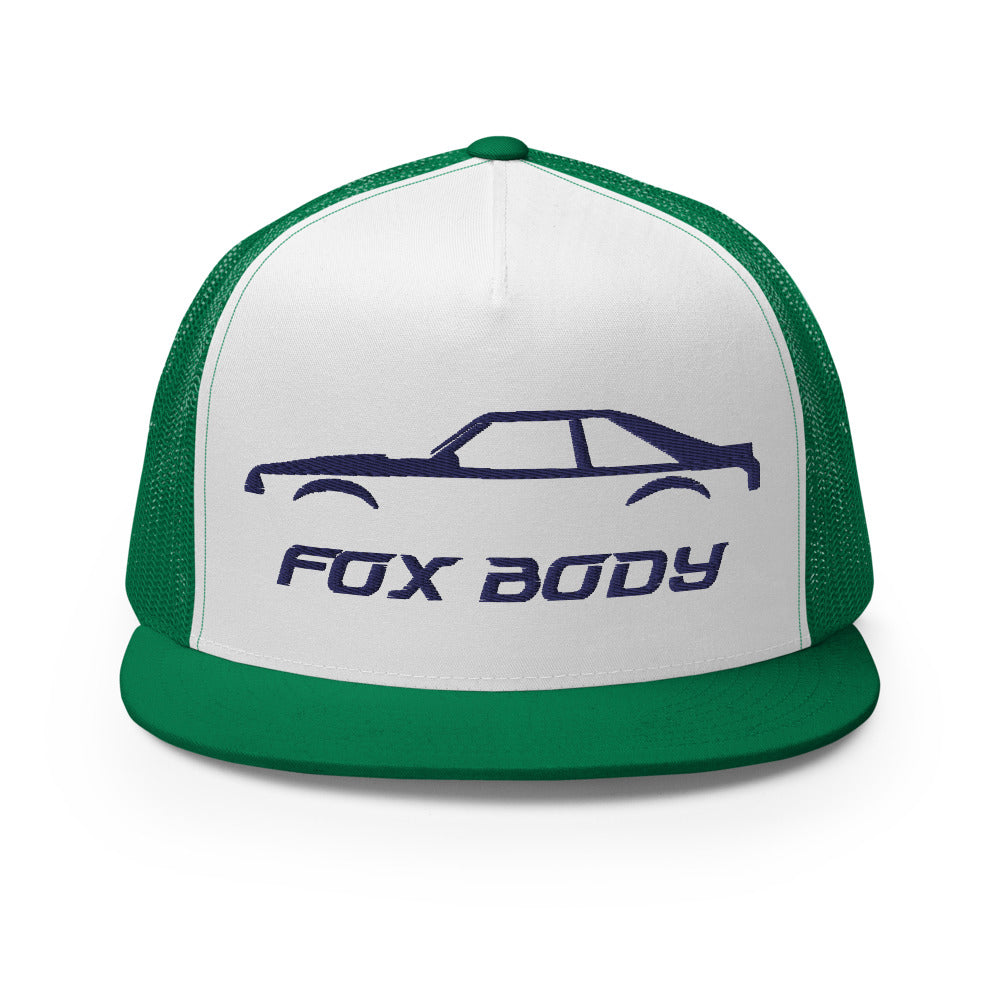 Fox Body 3rd Gen Stang Owner Custom Embroidered 5 Panel Trucker Cap Snapback Hat