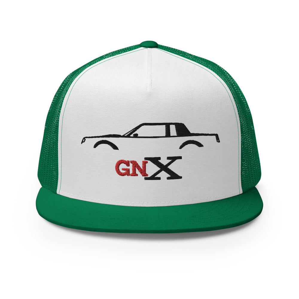 Regal Grand National GNX 80s Classic Car Custom Embroidered 5 Panel Trucker Cap Snapback Hat