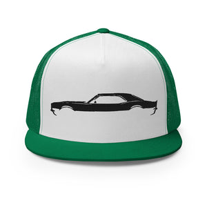 1969 Chevy Camaro SS RS American Muscle Car Custom Embroidered 5 Panel Trucker Cap Snapback Hat