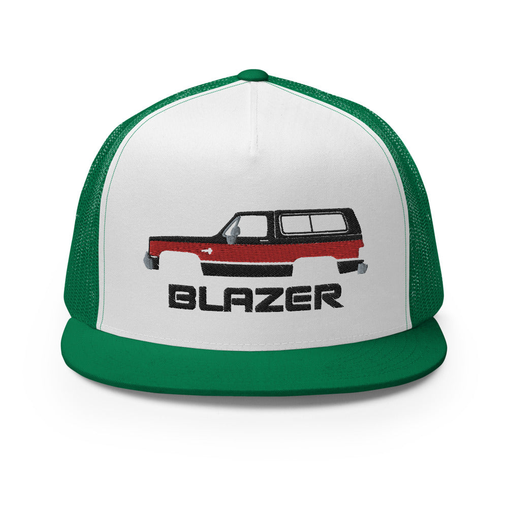 1988 Chevy K5 Blazer Truck Off-road 4x4 Custom Embroidered 5 Panel Trucker Cap Snapback Hat