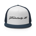 Fairlady Z Emblem Script Datsun 240z 280z Vintage JDM Car Custom Embroidered 5 Panel Trucker Cap Snapback Hat