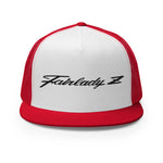 Fairlady Z Emblem Script Datsun 240z 280z Vintage JDM Car Custom Embroidered 5 Panel Trucker Cap Snapback Hat