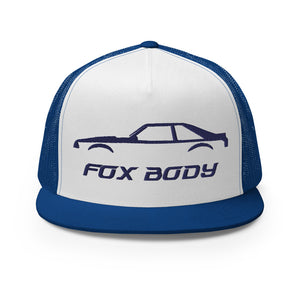 Fox Body 3rd Gen Stang Owner Custom Embroidered 5 Panel Trucker Cap Snapback Hat