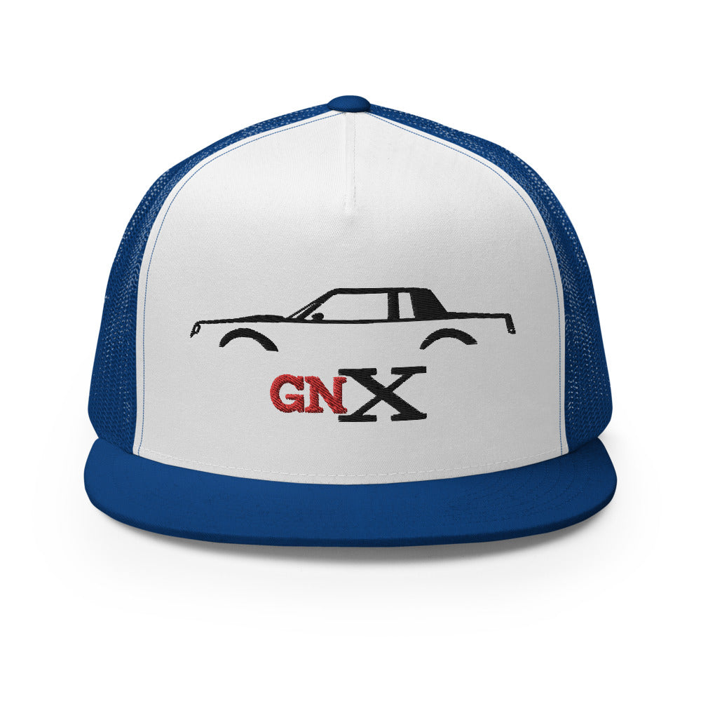 Regal Grand National GNX 80s Classic Car Custom Embroidered 5 Panel Trucker Cap Snapback Hat