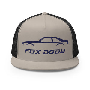 Fox Body 3rd Gen Stang Owner Custom Embroidered 5 Panel Trucker Cap Snapback Hat