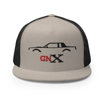 Regal Grand National GNX 80s Classic Car Custom Embroidered 5 Panel Trucker Cap Snapback Hat