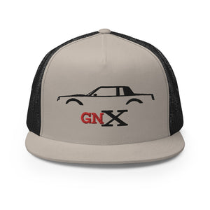 Regal Grand National GNX 80s Classic Car Custom Embroidered 5 Panel Trucker Cap Snapback Hat