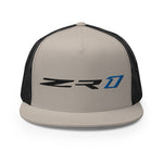 Corvette C7 ZR1 Owner 7th Gen Vette Custom Embroidered 5 Panel Trucker Cap Snapback Hat