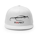 GTR R35 Outline Art Skyline GT-R JDM Custom Embroidered 5 Panel Trucker Cap Snapback Hat