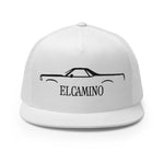 Chevy El Camino 5th Generation 1978 Classic Car Silhouette Custom Embroidered 5 Panel Trucker Cap Snapback Hat