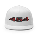 Chevelle Chevy 454 Emblem Big Block Engine Mechanics Custom Embroidered 5 Panel Trucker Cap Snapback Hat