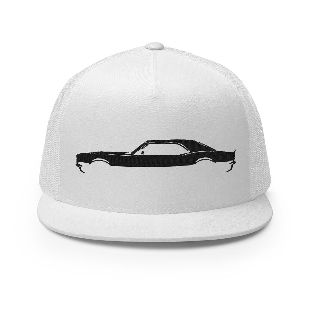 1969 Chevy Camaro SS RS American Muscle Car Custom Embroidered 5 Panel Trucker Cap Snapback Hat