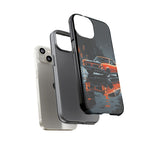 1966 GTO Orange Rainy City Tough Phone Case Cover Gift Art