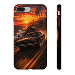 Charger RT Phone Case, Black Coastal Highway Motion Blur