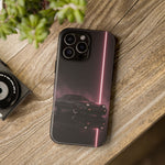 FC RX-7 Pink Neon Fog Column Tough Case