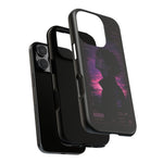 Melancholy Data Poster Phone Case, Glitch Anime Sky Tough Cover