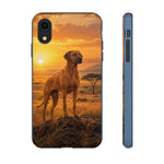 Rhodesian Ridgeback African Savanna Art Tough Phone Case