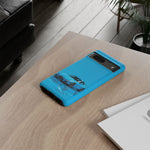 RX-7 Cyan Studio Phone Case Studio Color Match Car Art