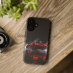 Z06 C8 Phone Case, Red Smoke Studio Reflection Cover