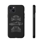 1979 Corvette C3 Blueprint Phone Case for Classic Chevy Car Fans