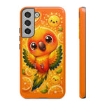 Sun Conure Kawaii Citrus Art Tough Phone Case